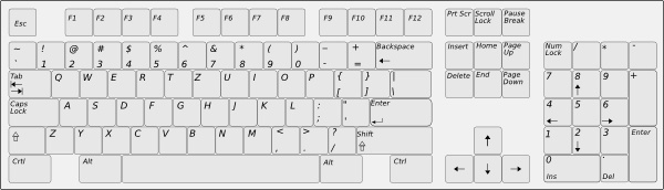 Free vector download for. Keyboard clipart qwerty keyboard