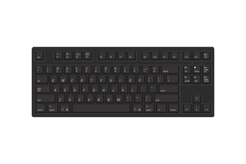Keyboard clipart qwerty keyboard. Wasd keyboards mac retro