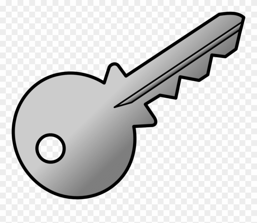 keys clipart colored