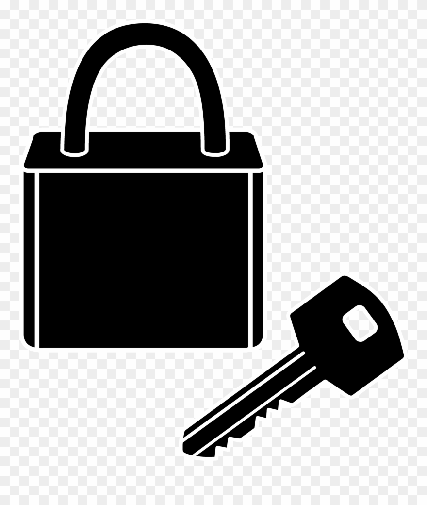 keys clipart padlock key