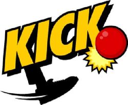 kickball clipart kick
