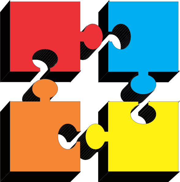 Pieces clip art at. Puzzle clipart animated
