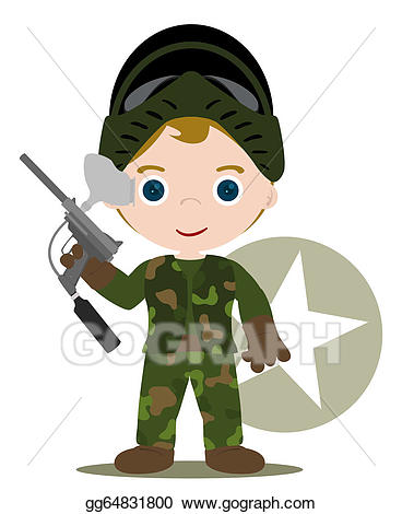 kid clipart soldier