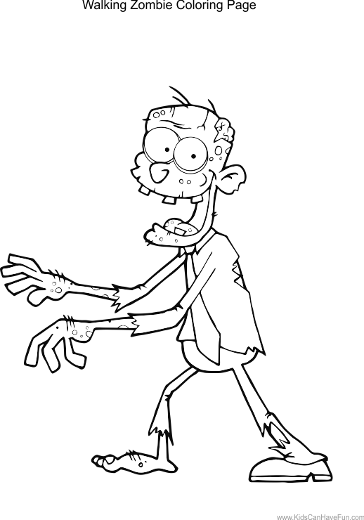 Kid clipart zombie. Coloring pages tak s