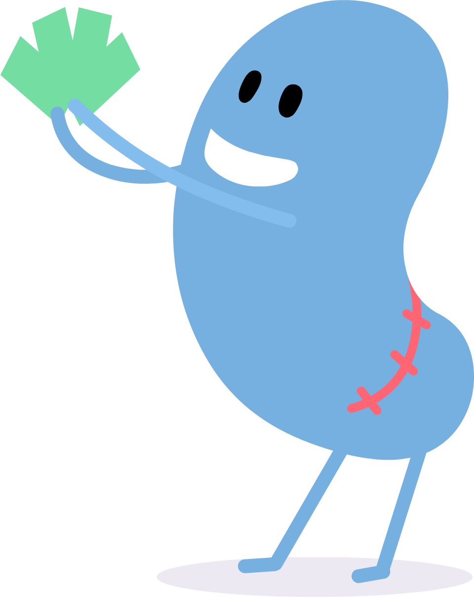 kidney clipart blue