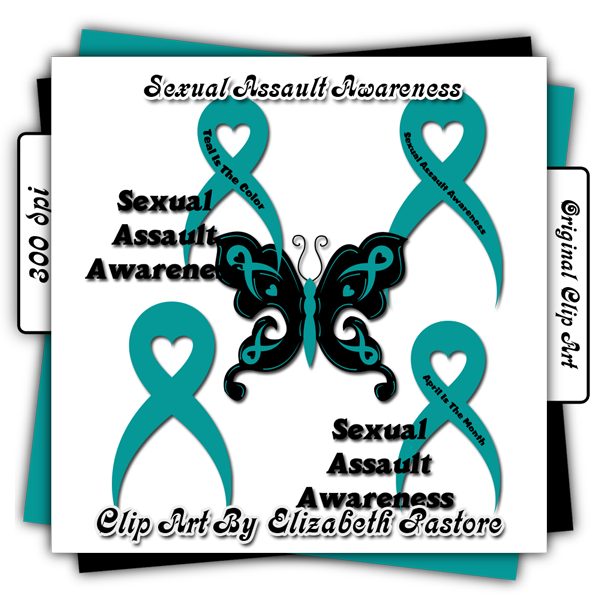 Sexual assault awareness clip. Kidney clipart printable