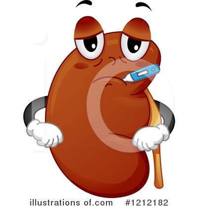 Kidney clipart unhealthy. Illustration by bnp design