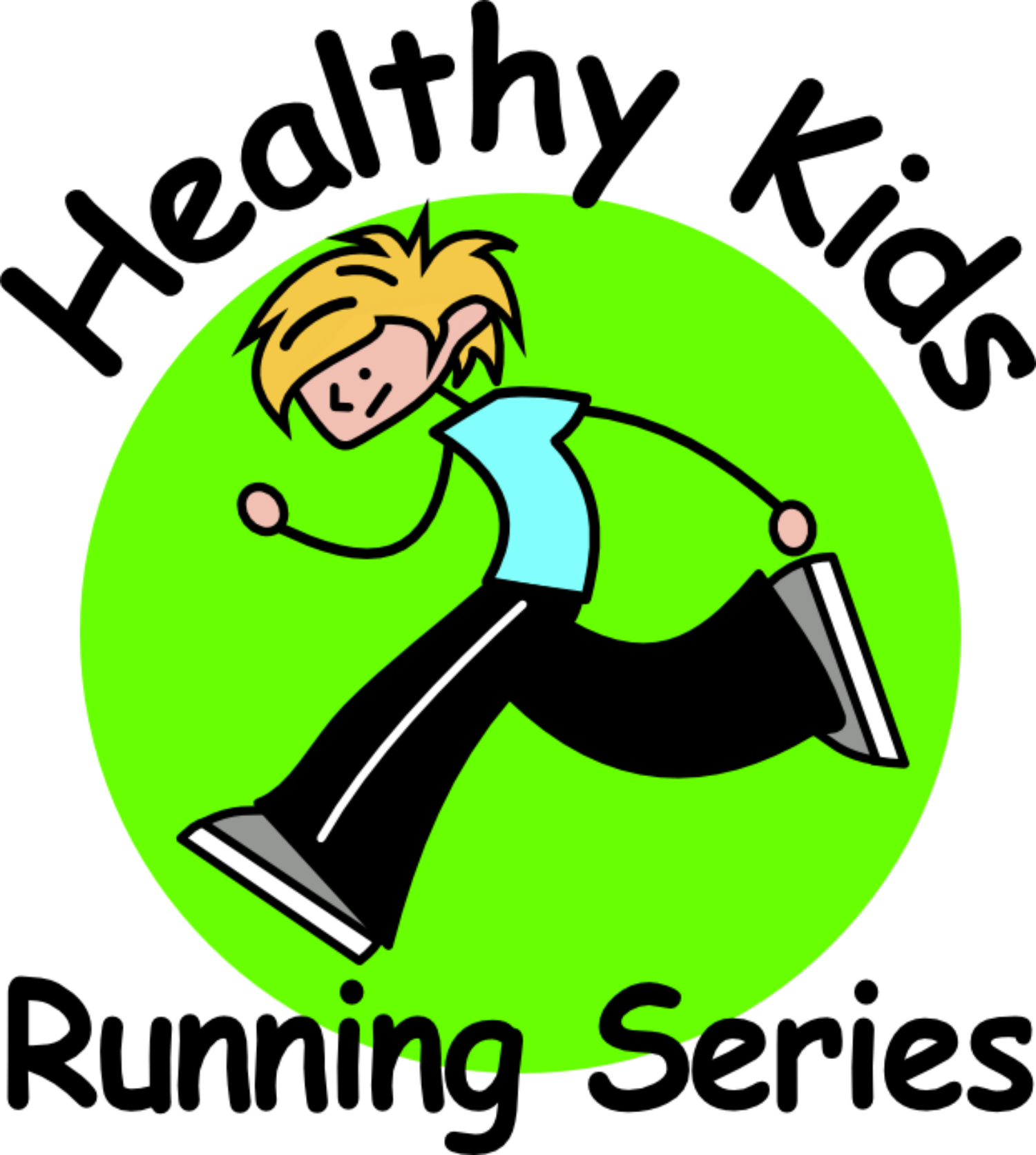 Kids running series sponsormyevent. Kind clipart healthy kid
