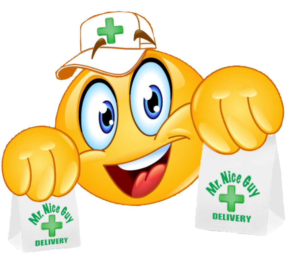 Mr delivery medical marijuana. Kind clipart nice guy