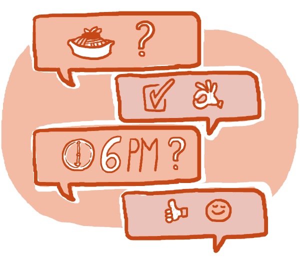 Kind clipart offer help. Napkin as a home