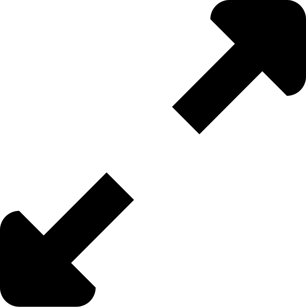 Expand two arrows interface. Kind clipart opposite