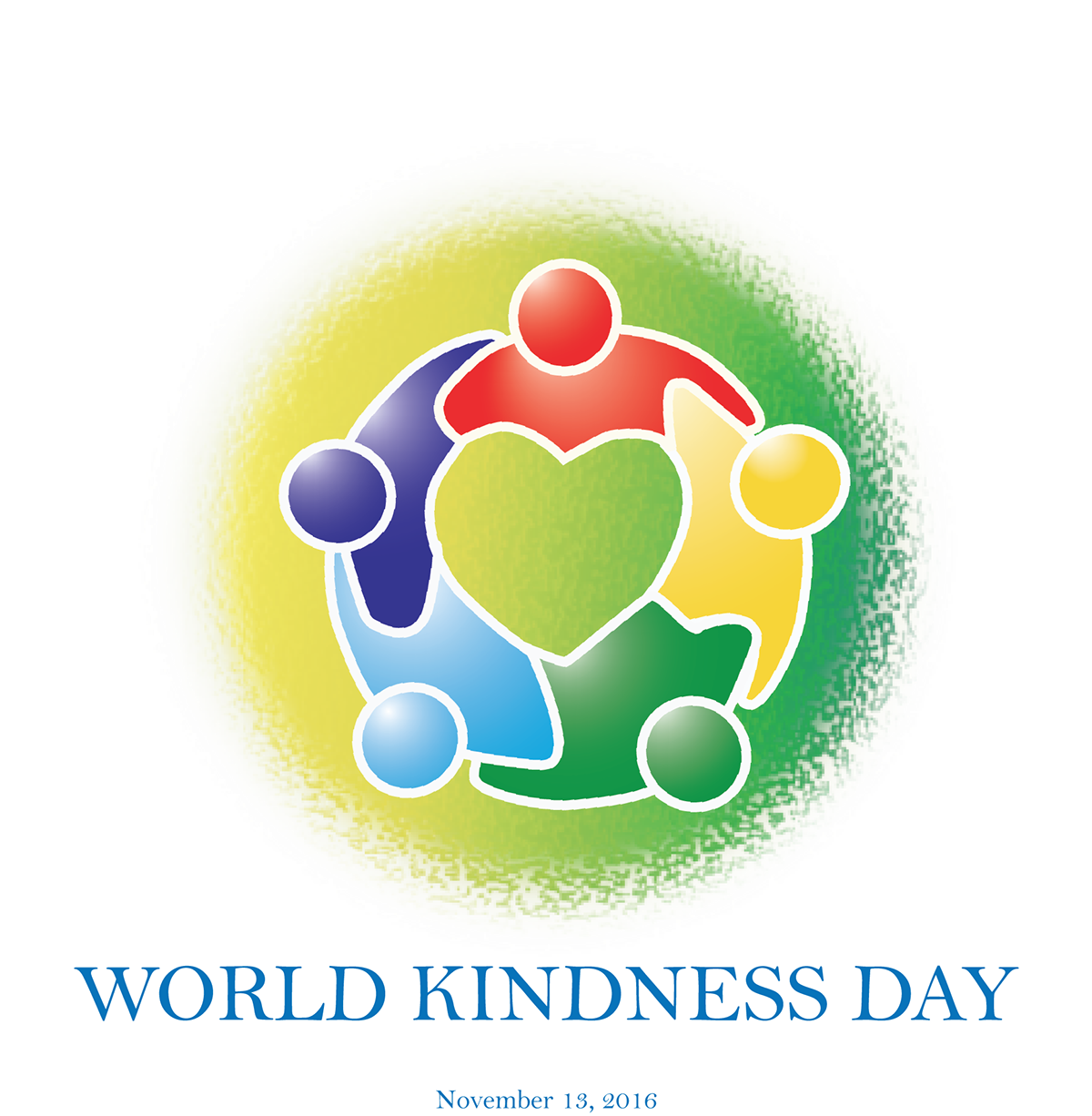 Kindness clipart art. World day november on