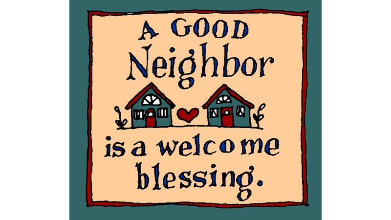 kindness clipart good neighbour