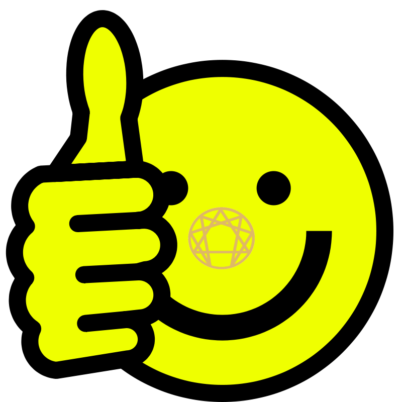 Positive clipart emoji. Eneagrama apreciativo pinterest