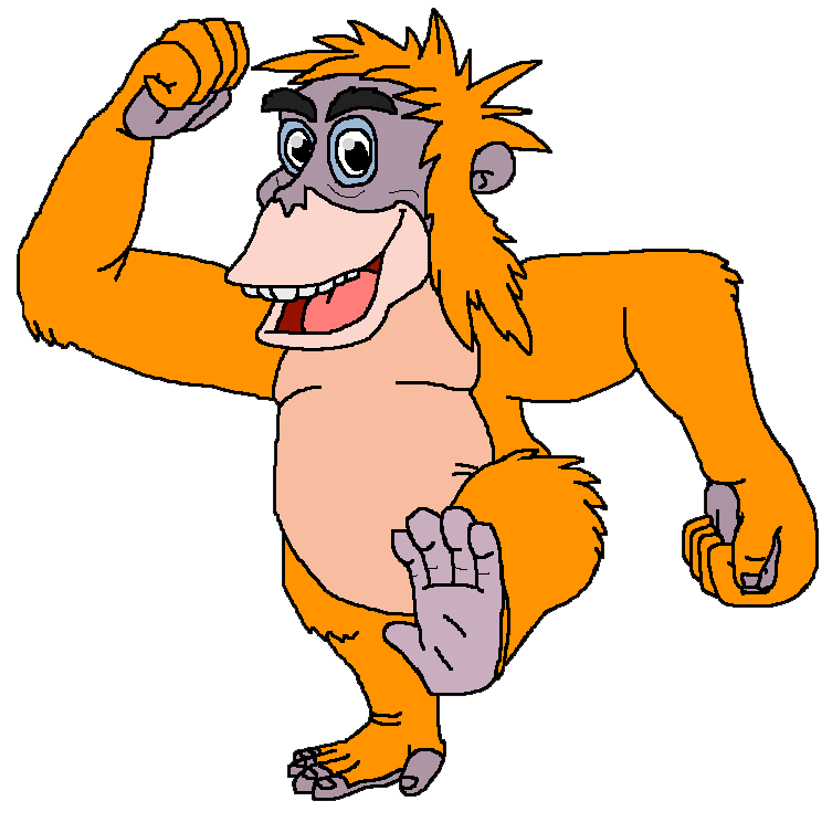 Proud clipart guy. King louie by kylgrv