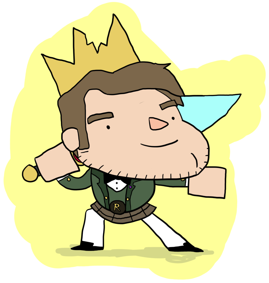 king clipart mad king