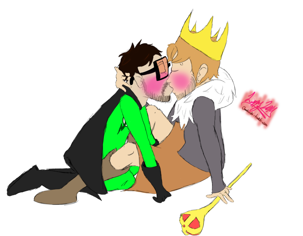 A superhero and click. King clipart mad king