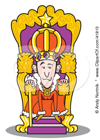 king clipart sick