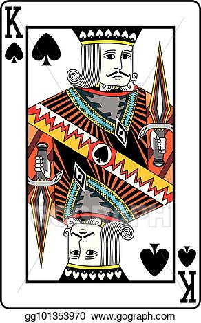 king clipart spades