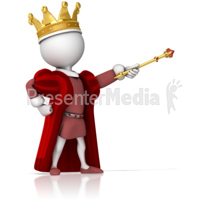 king clipart standing