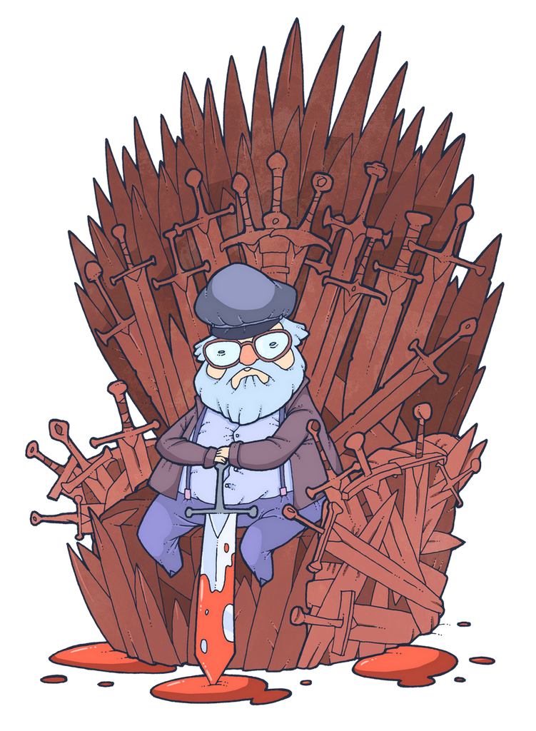 He sits on a. King clipart throne sketch