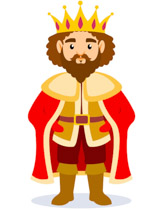 king clipart two