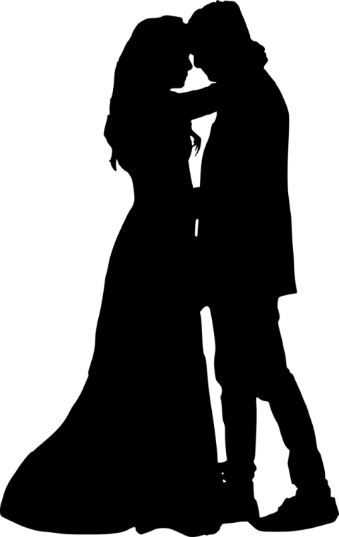 Png free images toppng. Kiss clipart couple silhouette