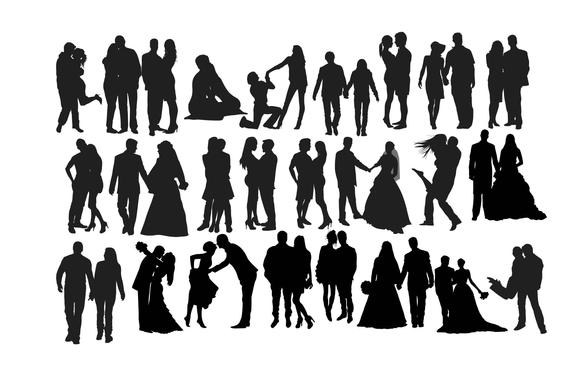 Wedding kissing lovers engagement. Kiss clipart couple silhouette