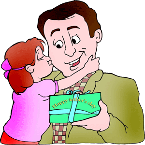 kiss clipart father's day