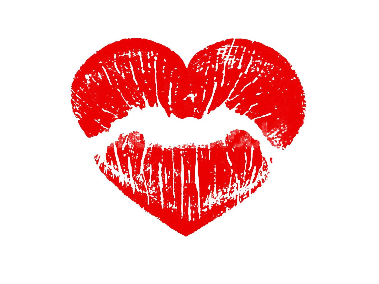kiss clipart heart shaped lip
