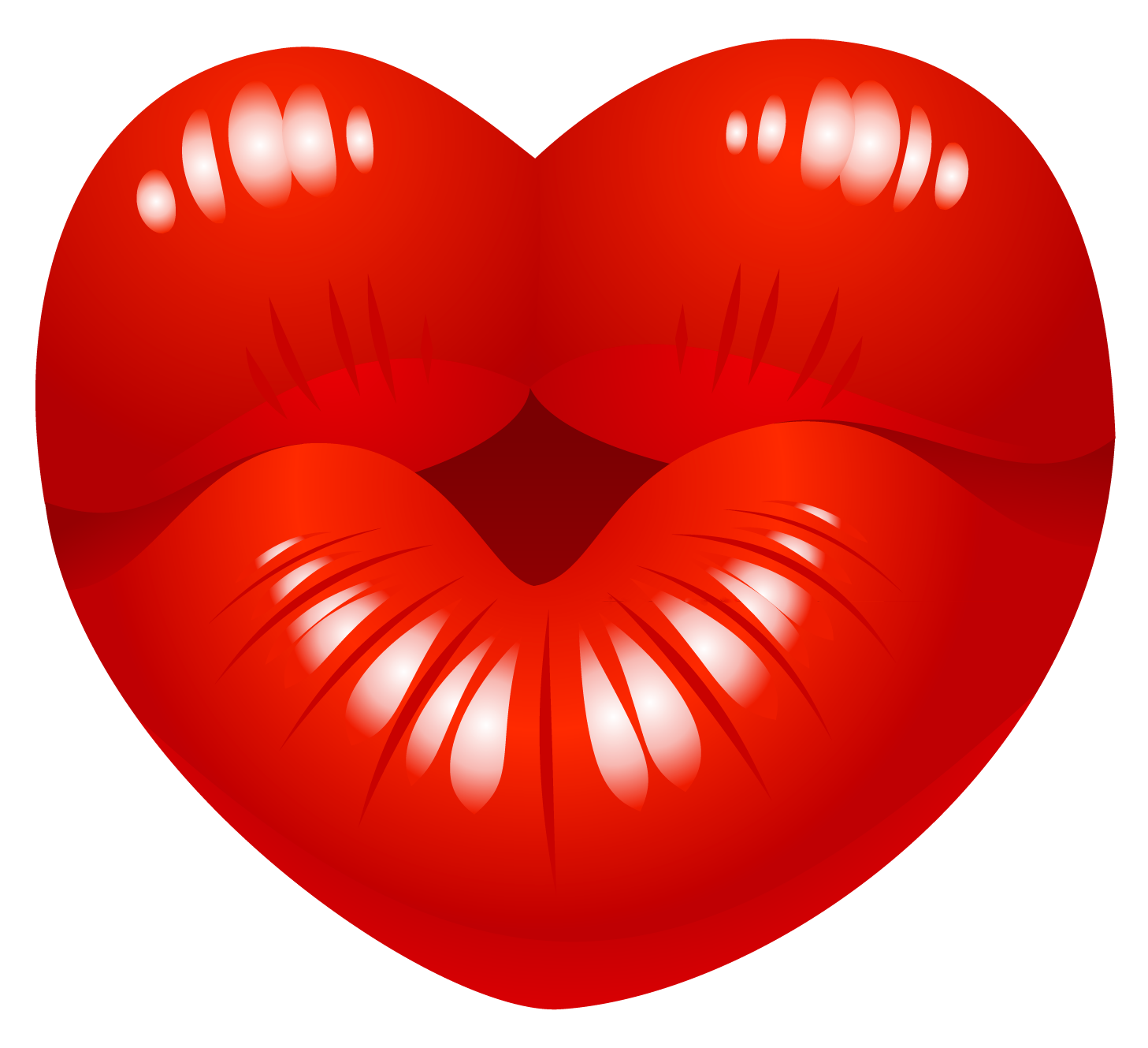Heart png transparent . Kiss clipart kiss day