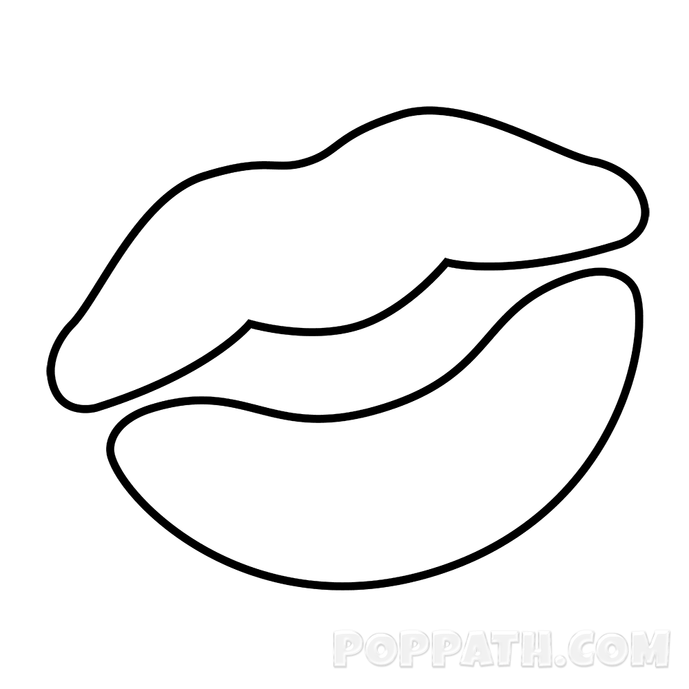 kiss clipart kissmark