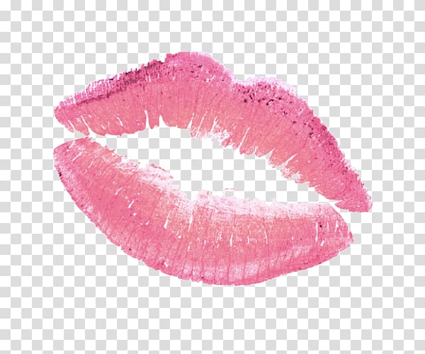 kiss clipart light pink lip