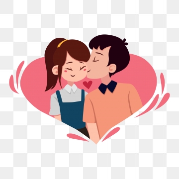 kiss clipart lovely heart