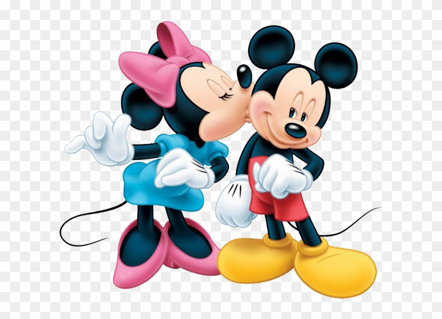 kiss clipart mickey minnie