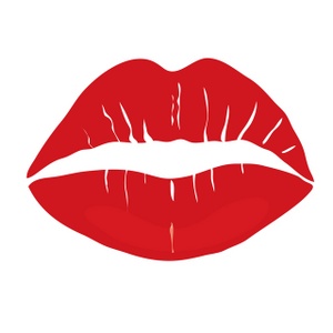 lips clipart clip art red