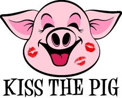 The raffle google search. Kiss clipart pig