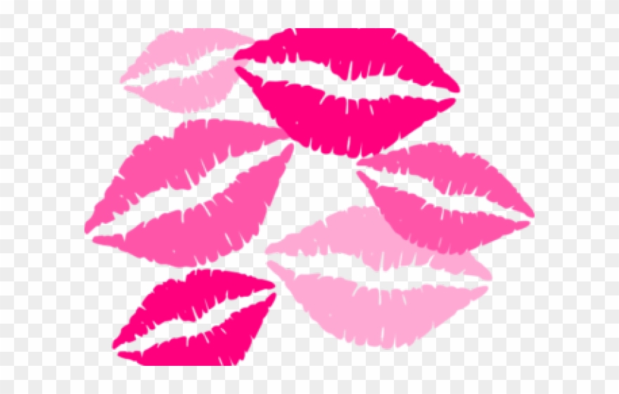 kiss clipart pink lips