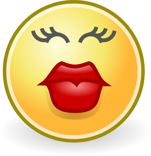 kiss clipart puckered lip