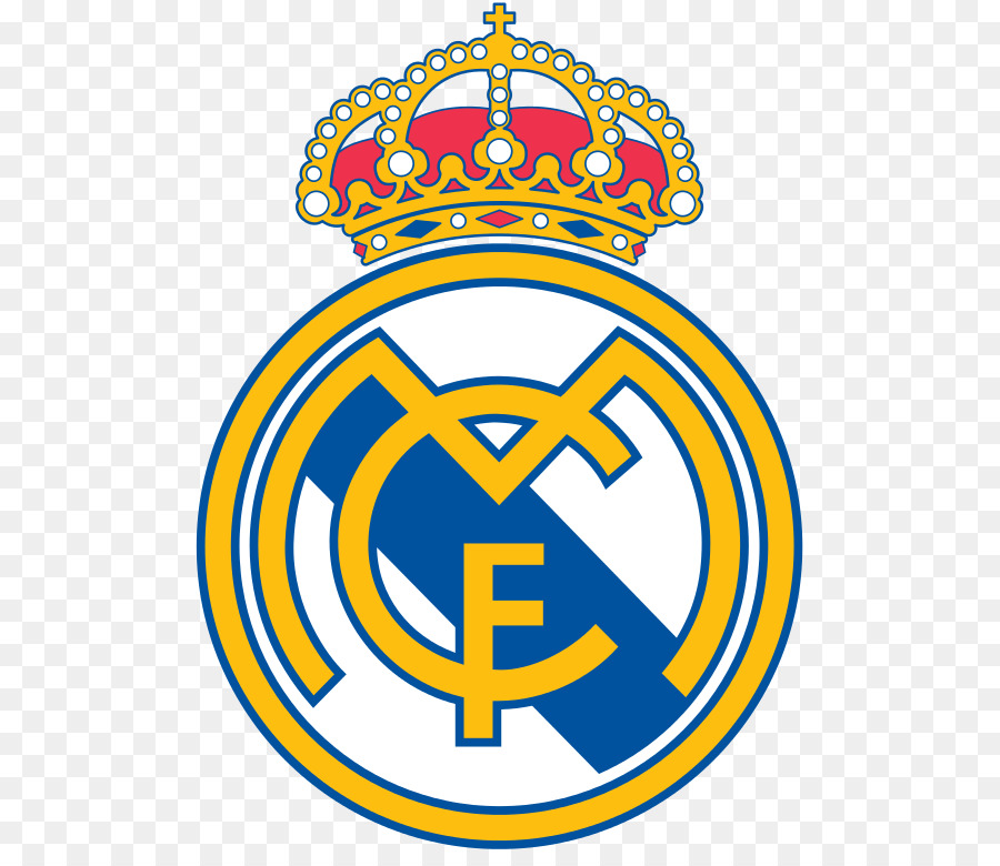 Kiss clipart real. Madrid logo football yellow