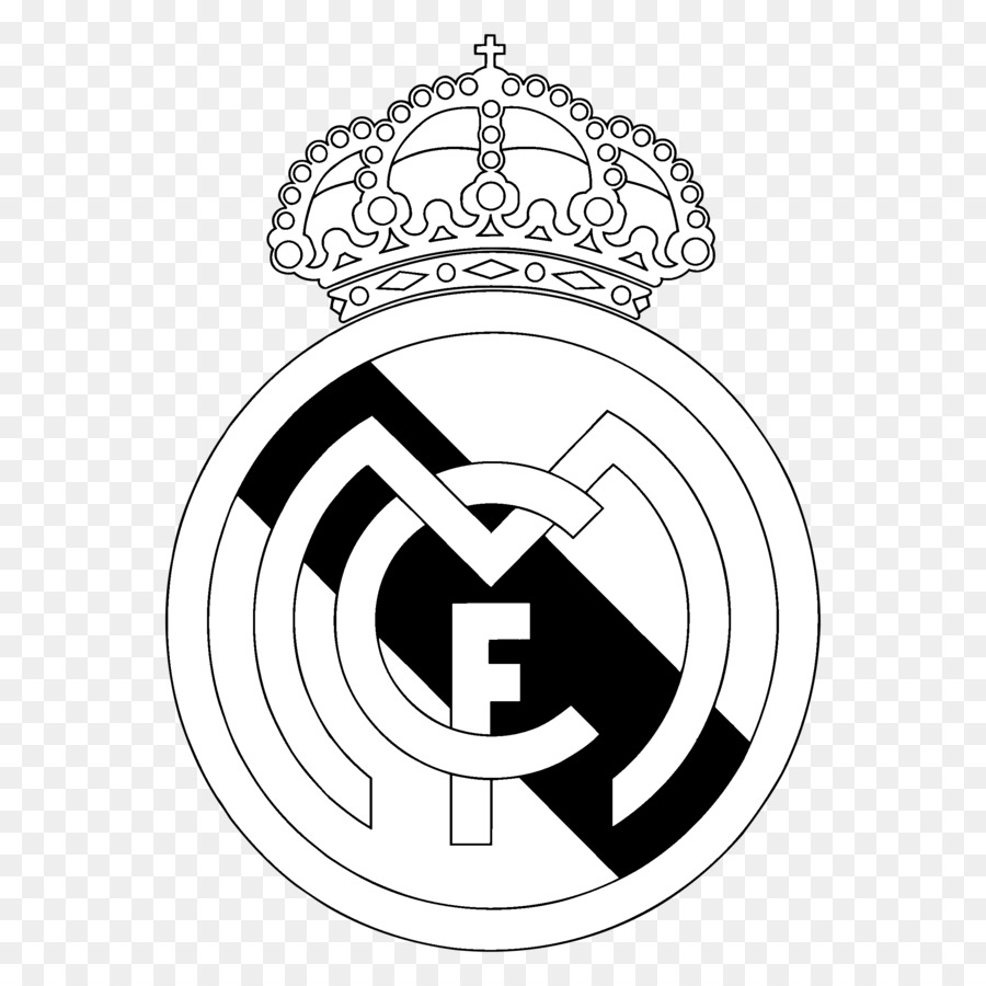Madrid logo football white. Kiss clipart real