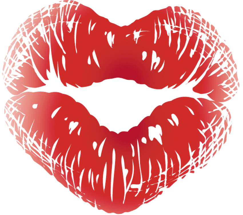 Lips png free images. Kiss clipart red lip