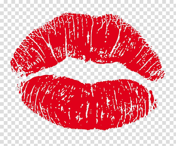Lipstick balm transparent background. Kiss clipart red lip