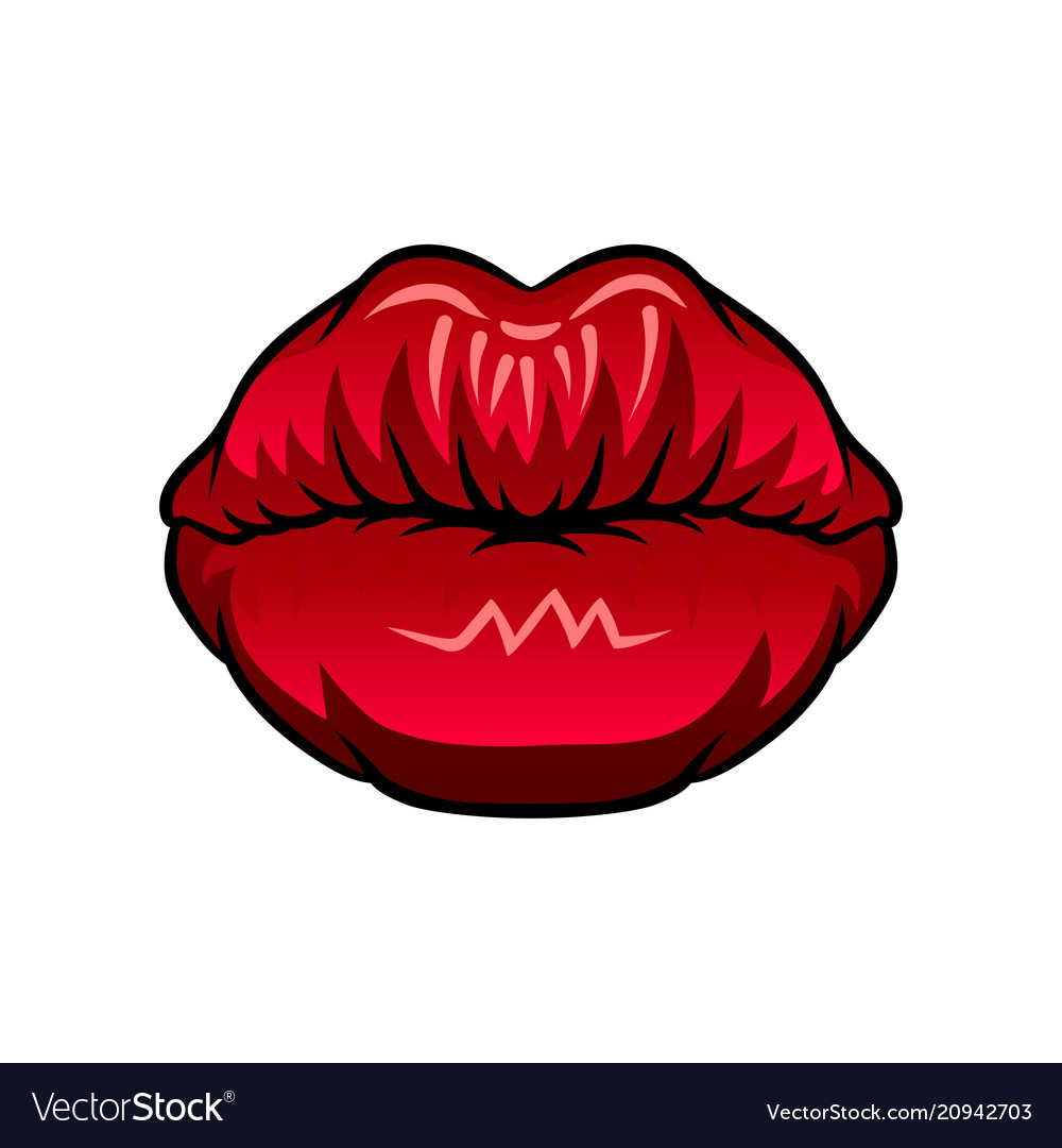 kiss clipart simple lip