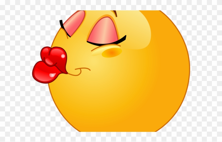 kiss clipart smiley face