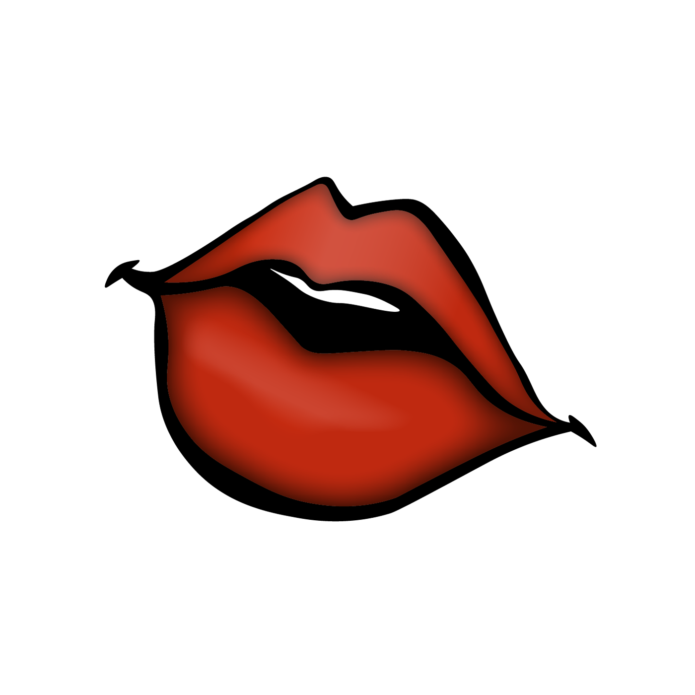 Kiss clipart smooch. Lips project on behance