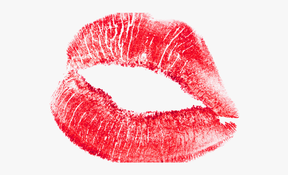 Lipstick red lips.