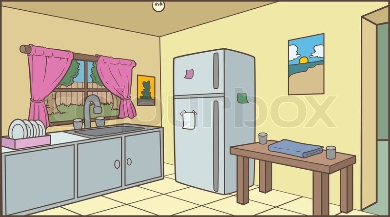 clipart kitchen animated