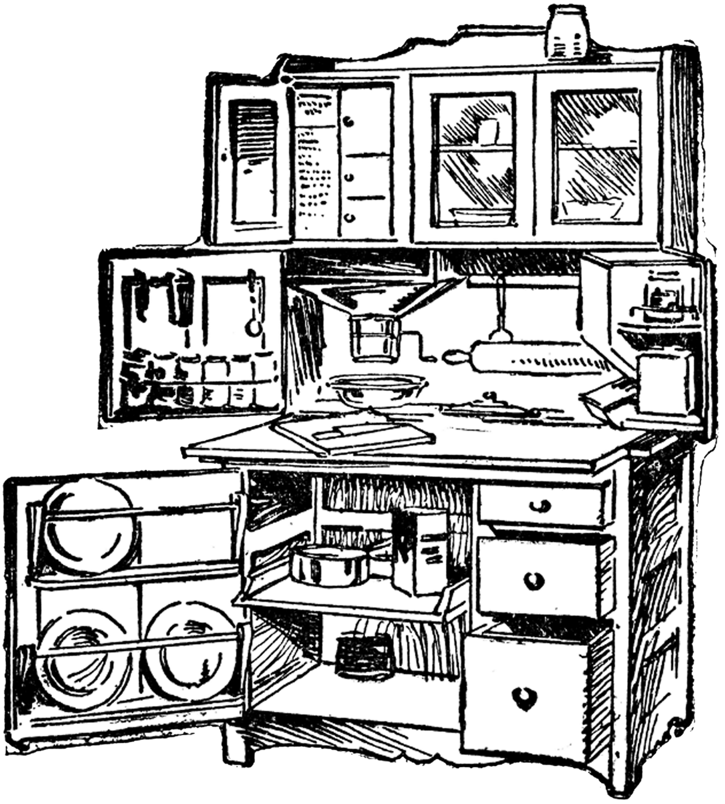 kitchen clipart kitchen cabinet