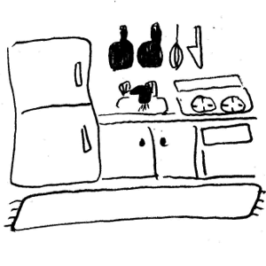 kitchen clipart simple